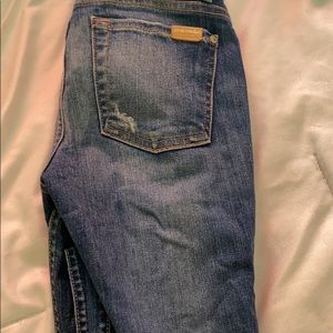 7 For All Mankind skinny jeans.